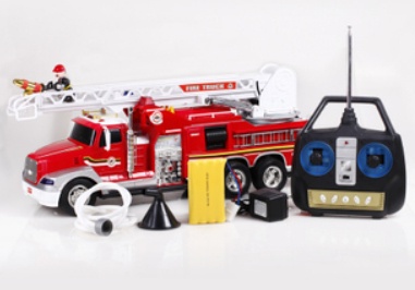 rc fire truck that shoots water