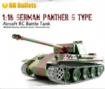 1:16 German Panther G Type Airsoft RC Tank-upgraded metal version