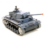1:16 TauchPanzer III Ausf.H Real RC Smoking Battle Tank with Sound-Metal Upgrade Track version