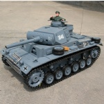 1:16 Remote control tank--PANZERKAMPFWAGEN III with smoking , sound and lights