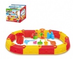 BEA-8163 Sandy beach toys set with retaining wall