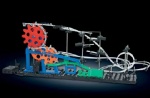 DIY-2322 Children DIY space rail with 5600mm track