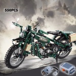 RBB-1016 RC Building Blocks Motorcycles World War II Military Motorcycles