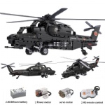 RBB-1034 RC Military Helicopters Building Block Bricks Toys