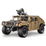 RBB-1048 RC Licensed 1：8 HUMVEE Off-Road Car Building Block Bricks Toys