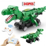 RBB-1057 RC Tyrannosaurus Rex Dinosaur DIY Building Block Bricks Toys