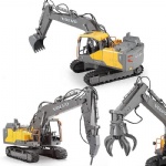 REV-1104 1/16 RC VOLVO Licensed Excavator with drill grab 3 in 1