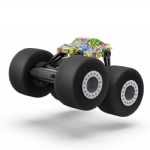 REC-1176  4CH Giant Foam Tires 360 Degree Rolling Remote Control Stunt Car