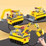 BO-5005 Magic Mini Inductive building block car Following Any Drawn Line