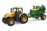 FP-10110 1: 24 Friction powered Seeder Trailer farmer toy car